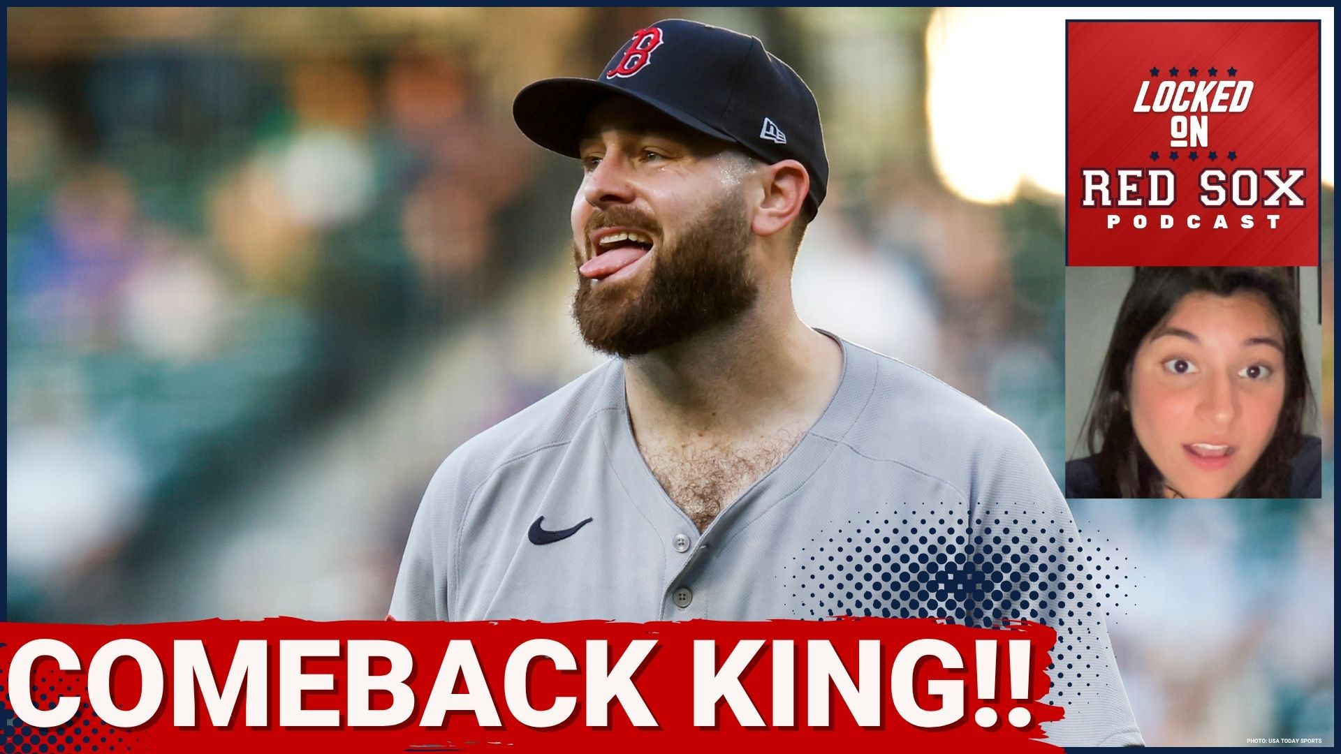This show discusses the biggest surprises from the Boston Red Sox's first half of the season, including Lucas Giolito's resurgence and the struggles of Connor Wong.