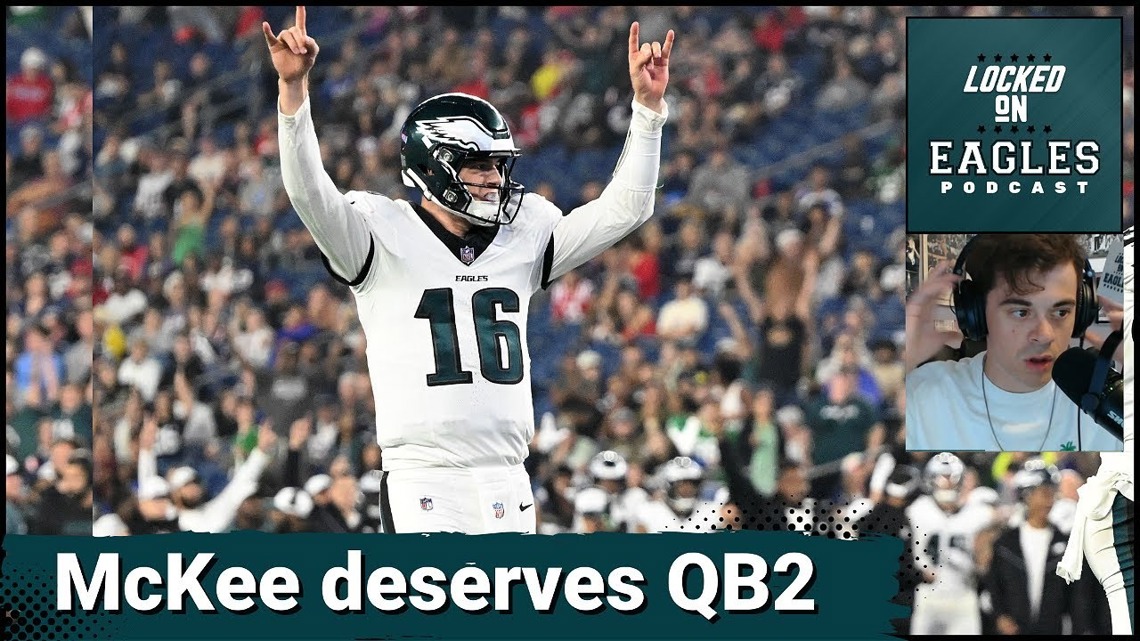 Tanner McKee DESERVES to be the Philadelphia Eagles backup QB over ...