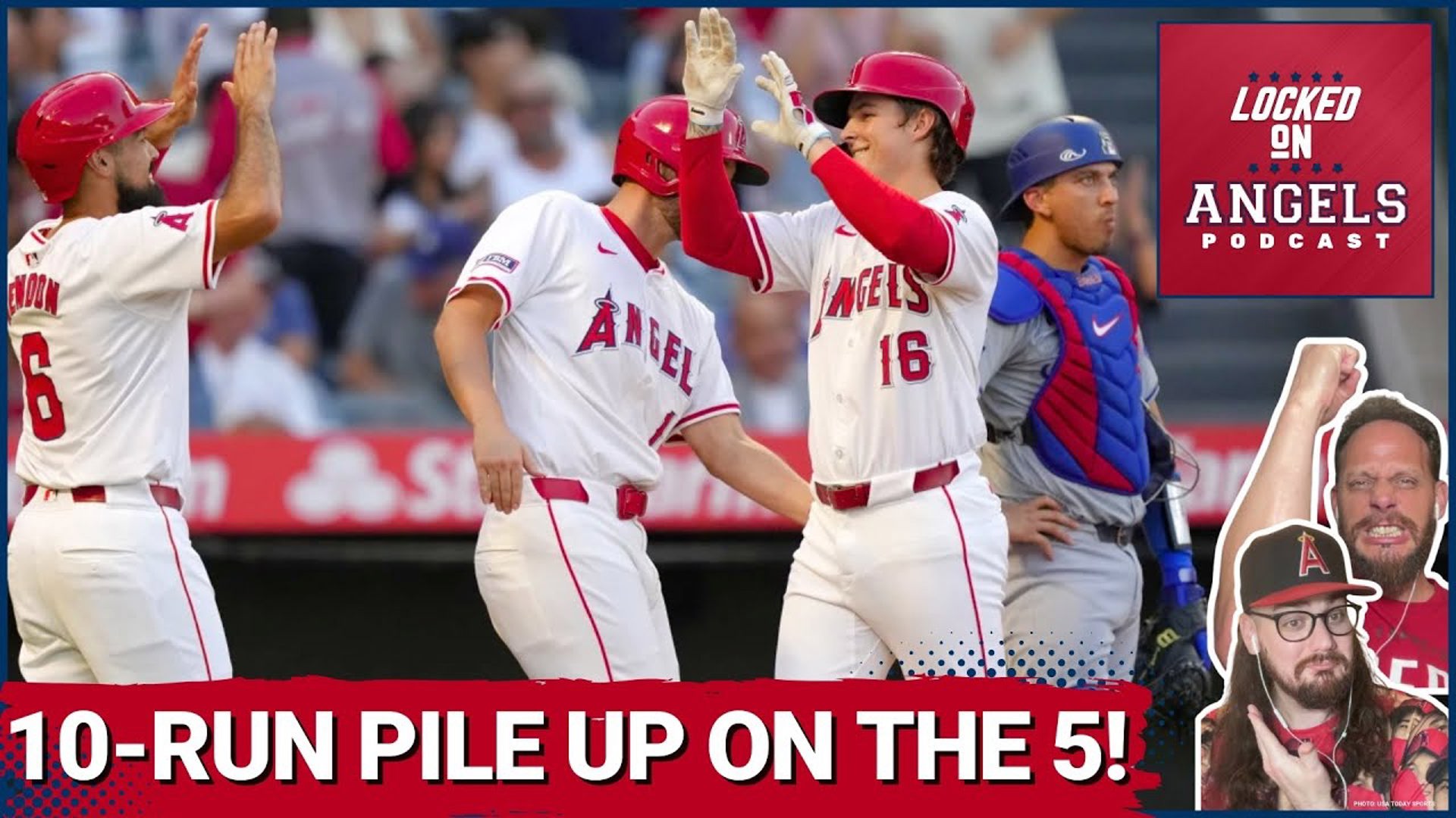 The Los Angeles Angels put the hurt on the Dodgers on Wednesday night, putting up 10 runs on the team from up the 5 after a strong Griffin Canning start!