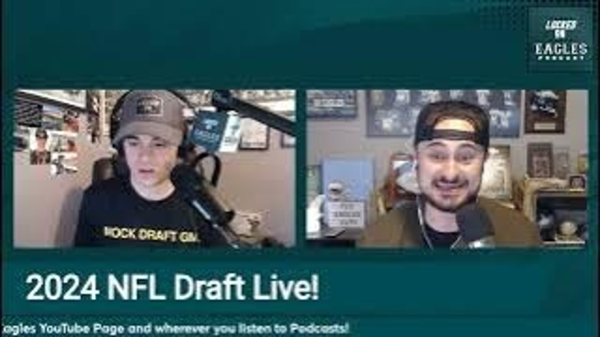 Louie and Gino take you through the 1st round of the 2024 NFL Draft live!