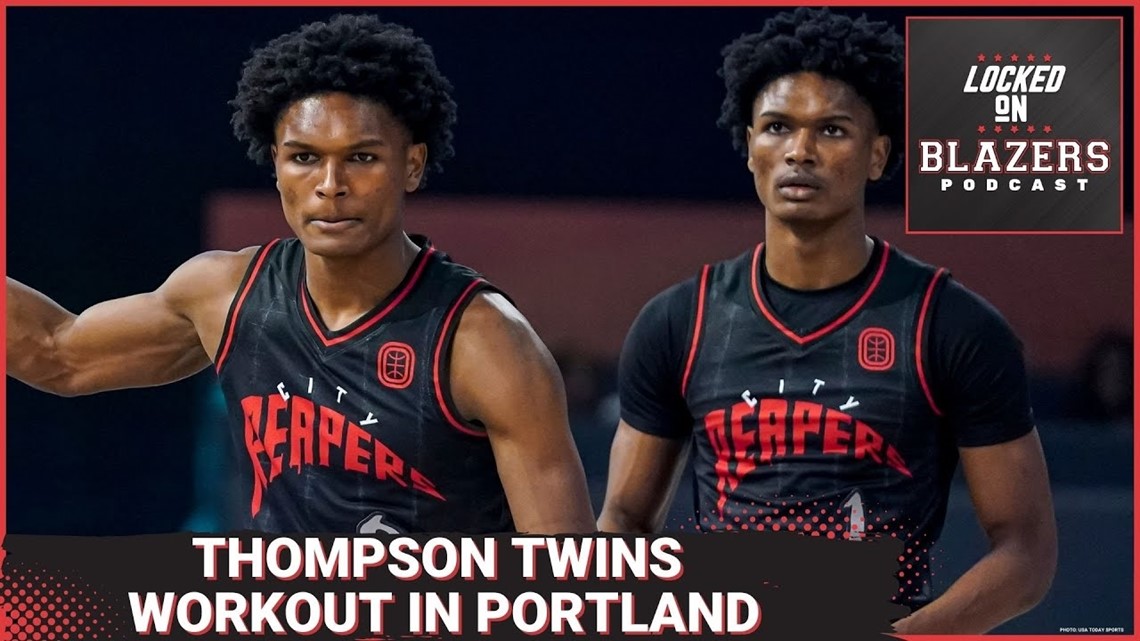 Twins Amen and Ausar Thompson Attend Predraft Workout with the Portland Trail Blazers