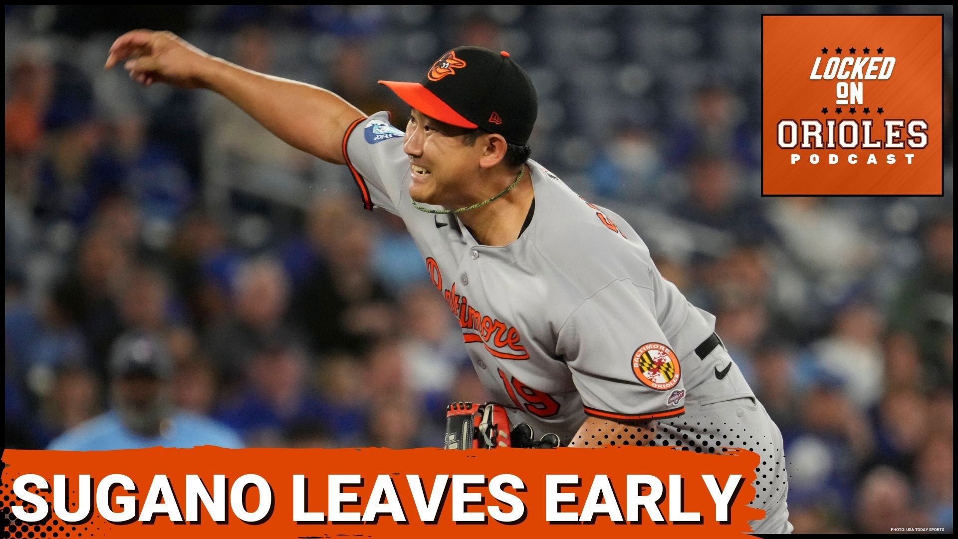 Tomoyuki Sugano looked solid in his MLB debut with the Baltimore Orioles on Sunday, but then he left the game with cramps, and the Orioles lost the game 3-1.
