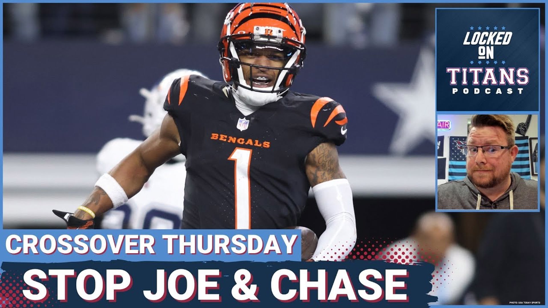 The Tennessee Titans host the Cincinnati Bengals this week and the number one task will be to stop Joe Burrow and Ja'Marr Chase who have torn through the league