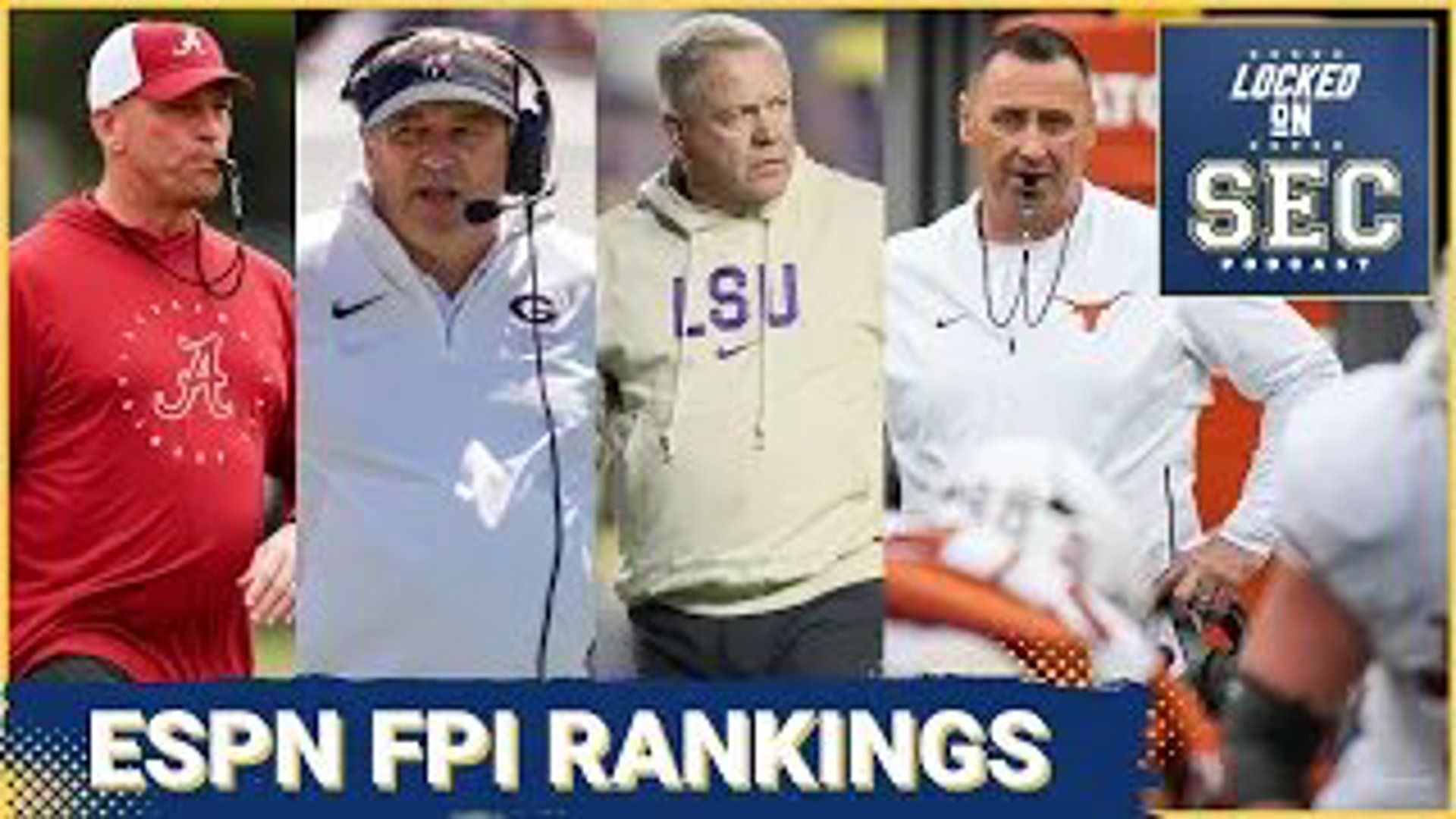 SEC Teams In ESPN Preseason FPI Ratings, QB Tiers In 2024, Bama ...