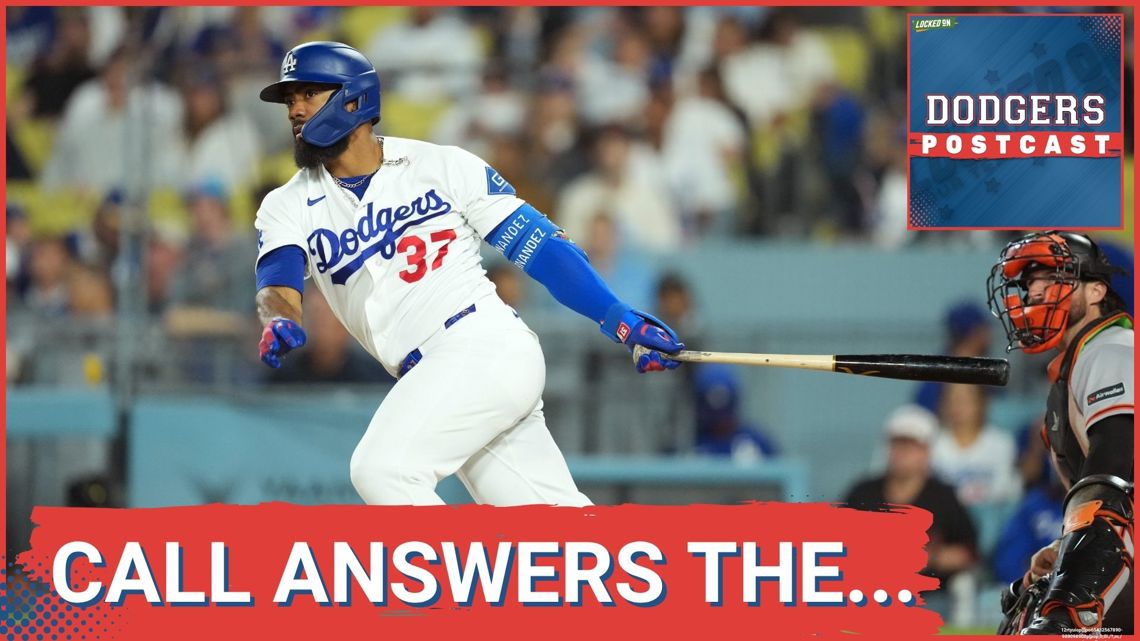DODGERS POSTCAST: Teoscar Hernandez swinging a HOT BAT with a