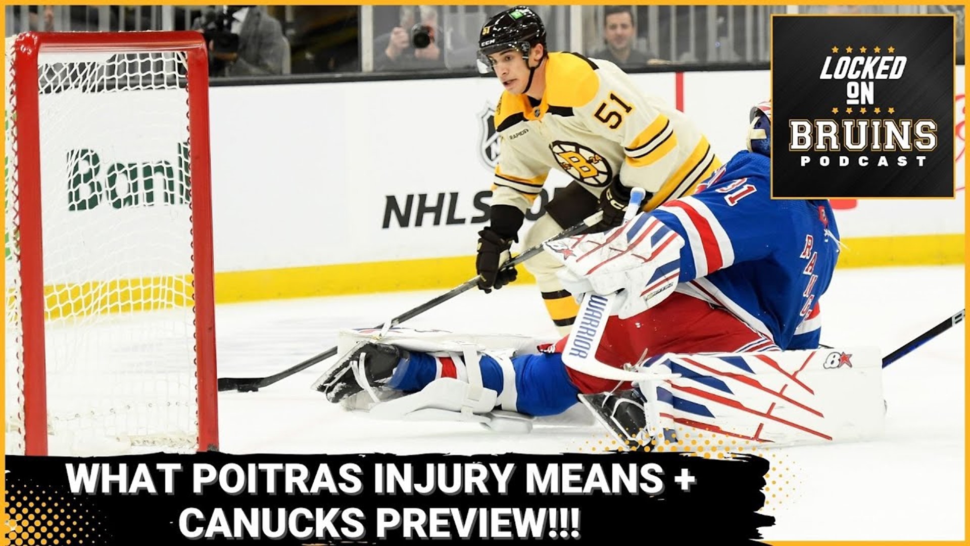 What Matt Poitras' Injury Means for the Boston Bruins + Power Rankings + Vancouver Canucks Preview!