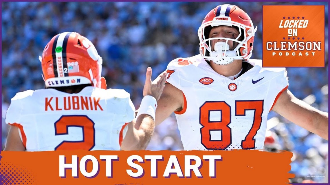 Clemson Dominates North Carolina 38-10 for First ACC Win