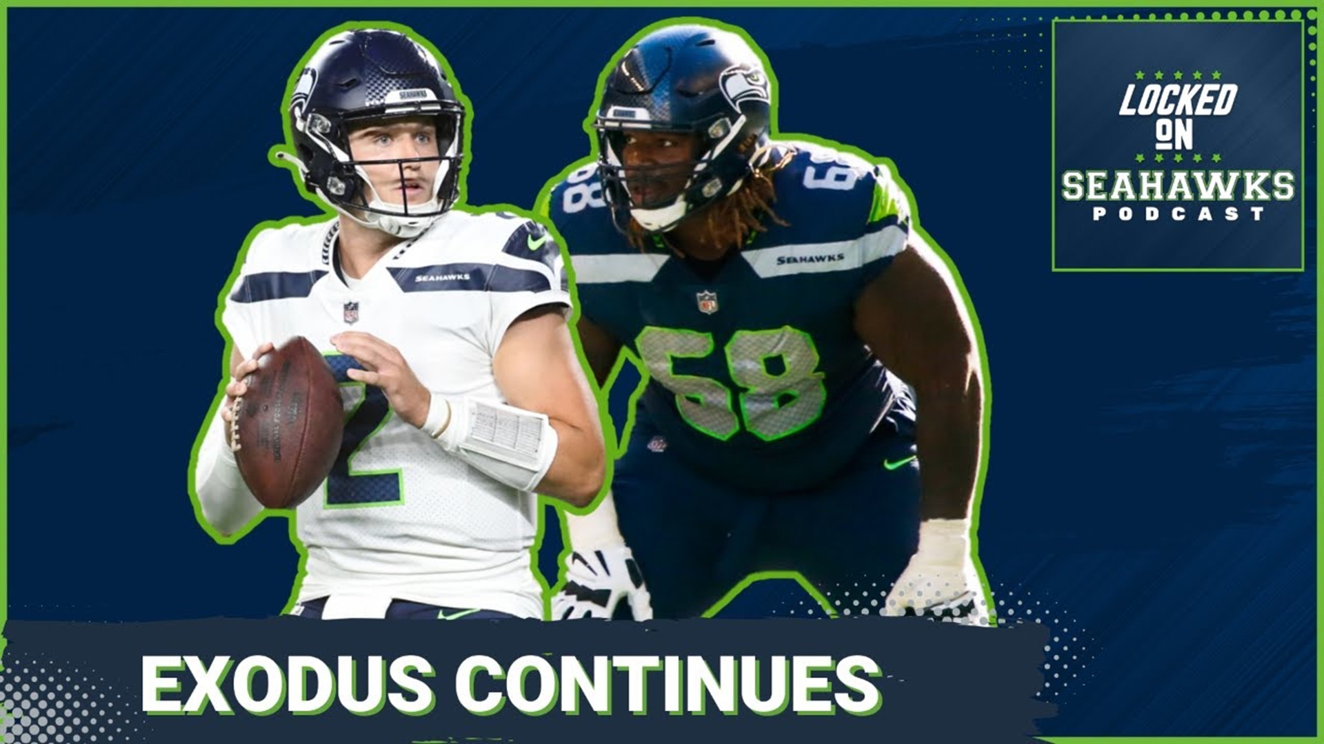 Continuing to rack up potential compensatory draft picks for 2025, Damien Lewis and Drew Lock are the latest group of Seahawks unrestricted free agents to leave