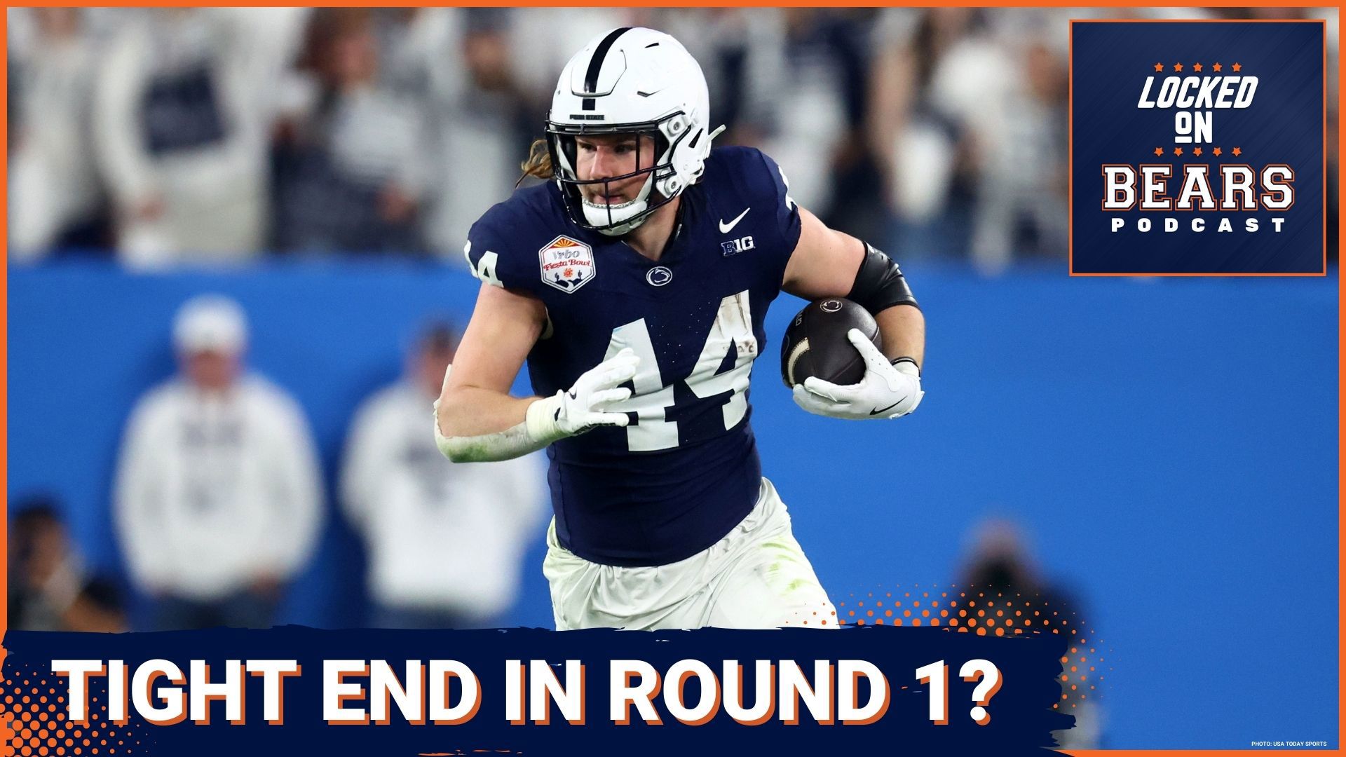 TE isn't a huge need for the Chicago Bears, but if Penn State's Tyler Warren is the best player available when Ryan Poles is on the clock, he could be an option.