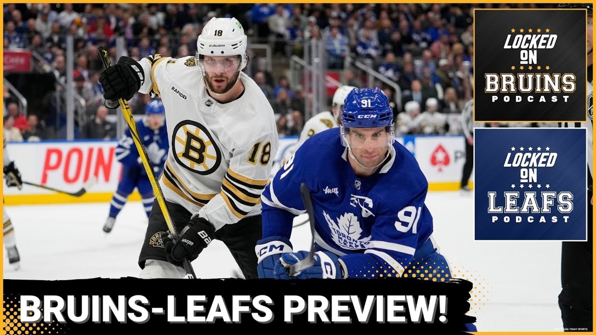 Here we go again. The Boston Bruins and Toronto Maple Leafs will meet in the first round of the Stanley Cup Playoffs for the fourth time in 11 years.