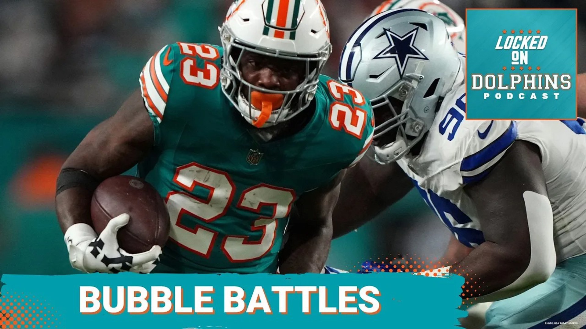 Which players on the bubble for the Miami Dolphins in 2024 must not only defeat the competition on the field but also hurdles from a salary cap perspective?