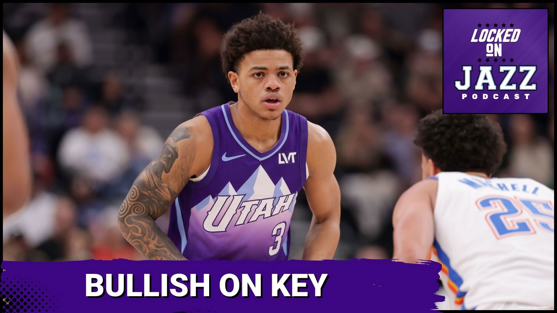 challenges conventional wisdom on Keyonte George's future. Despite concerning statistics, Locke remains optimistic about the young guard's potential.