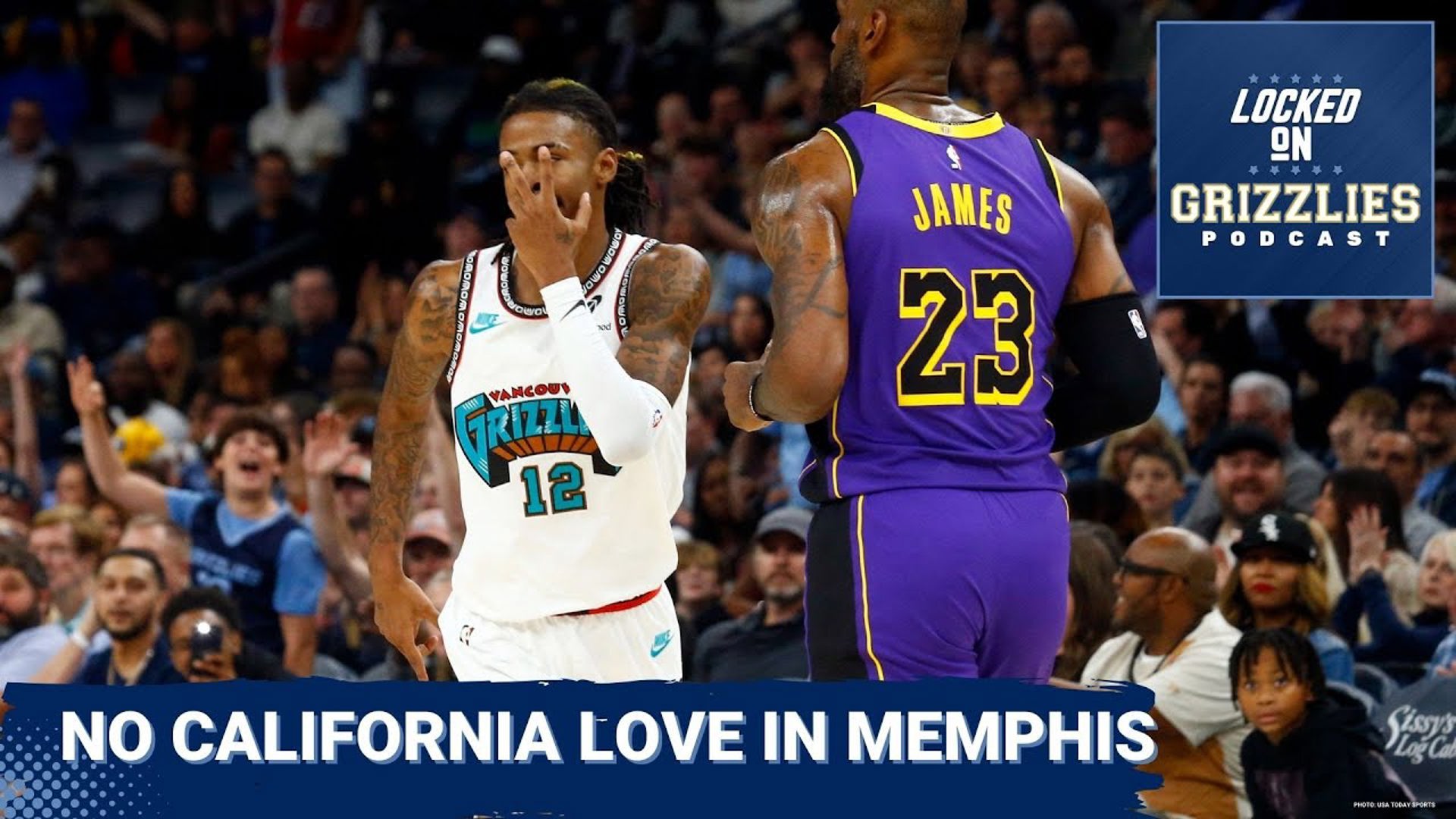 The Memphis Grizzlies defeated LeBron James and the Los Angeles Lakers on Wednesday night.