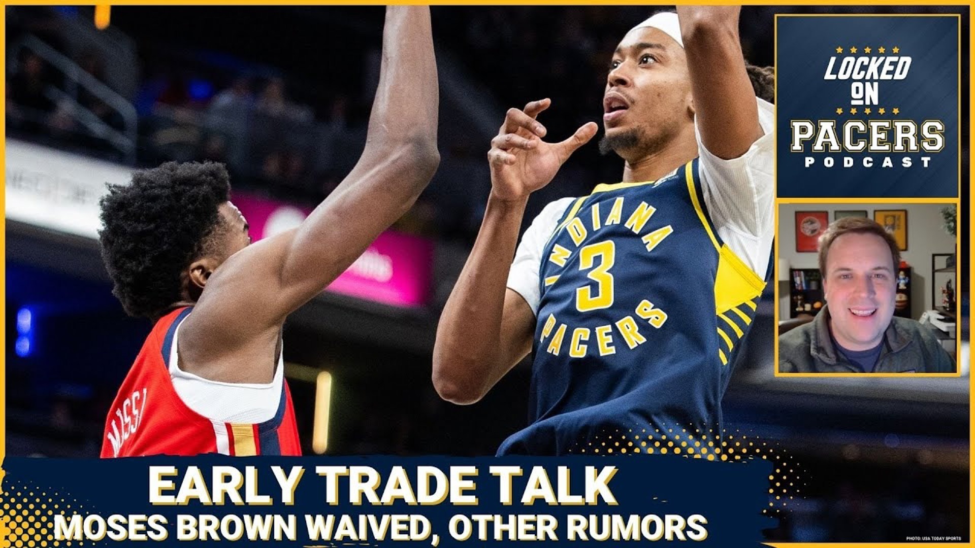 The Indiana Pacers waived Moses Brown as trade season approaches soon.