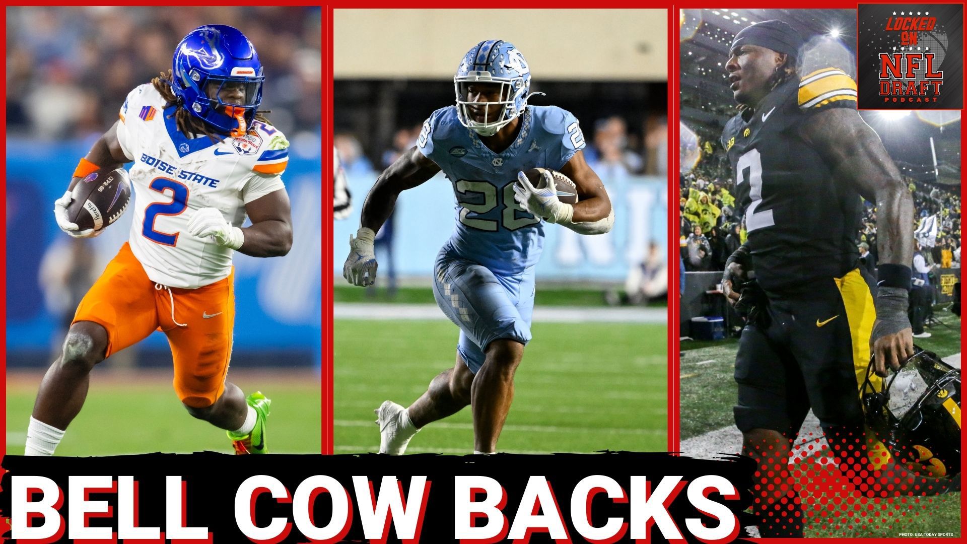 Ashton Jeanty and Omarion Hampton hold the titles for RB1 & 2 of the 2025 NFL Draft. DP and Keith discuss whether or not they can be bell-cow RBs for NFL offenses.