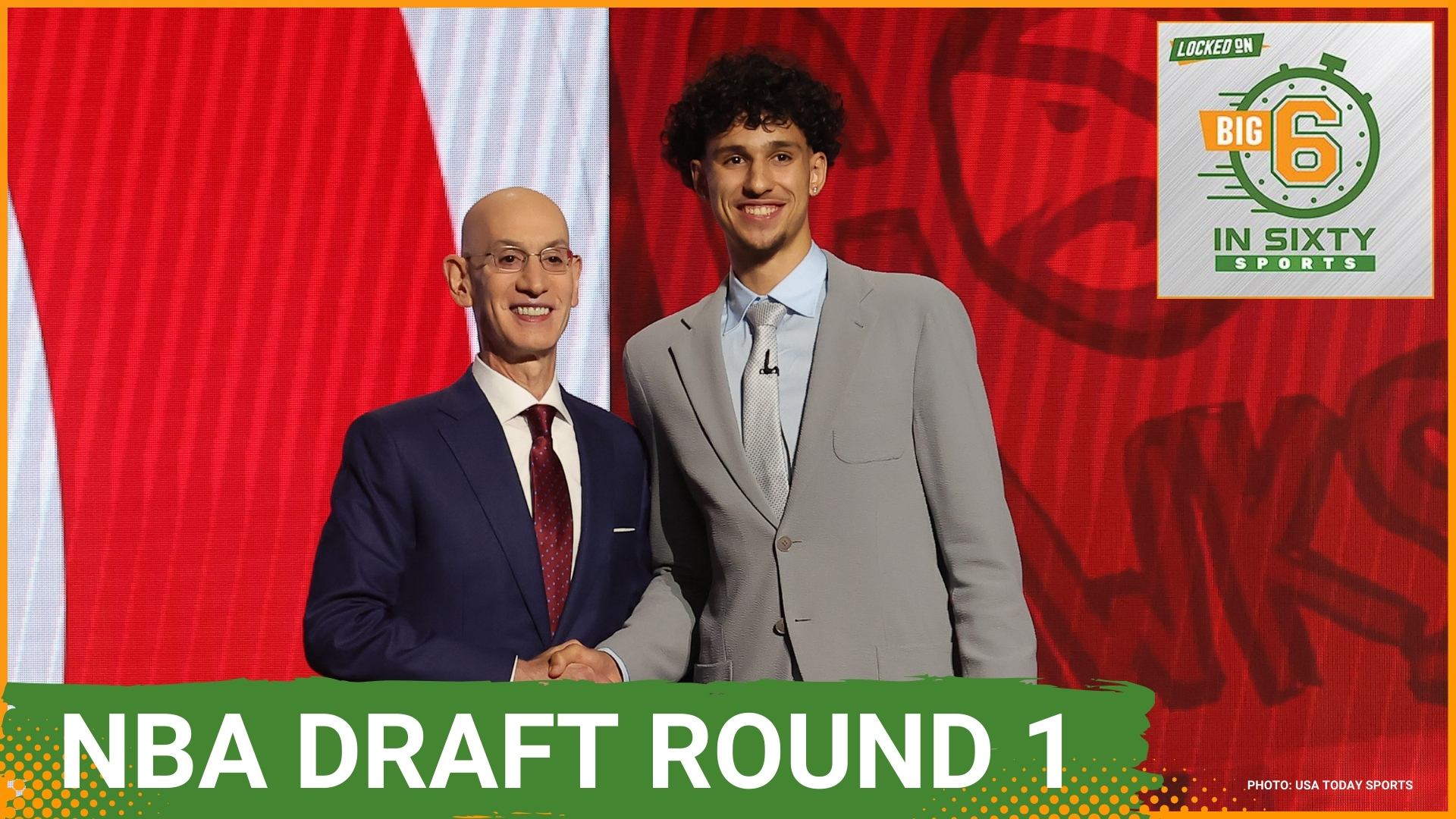 The Atlanta Hawks Select Zaccharie Risacher with the No. 1 Pick in the NBA  Draft | The Big 6 in 60