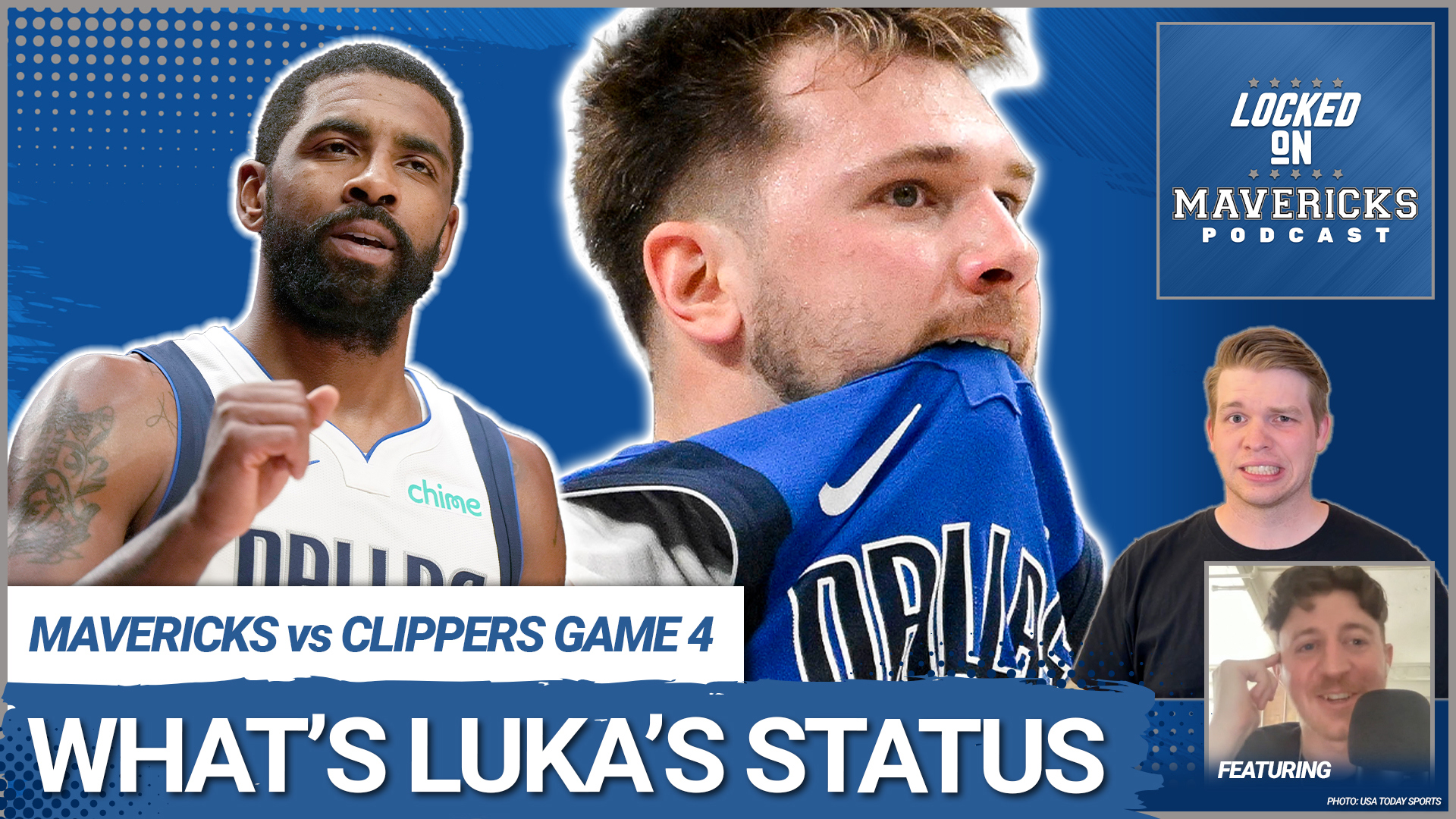 Nick Angstadt is joined by Tim Cato to breakdown the Dallas Mavericks vs Los Angeles Clippers series, Luka Doncic's knee, Kyrie Irving's contributions, and more.