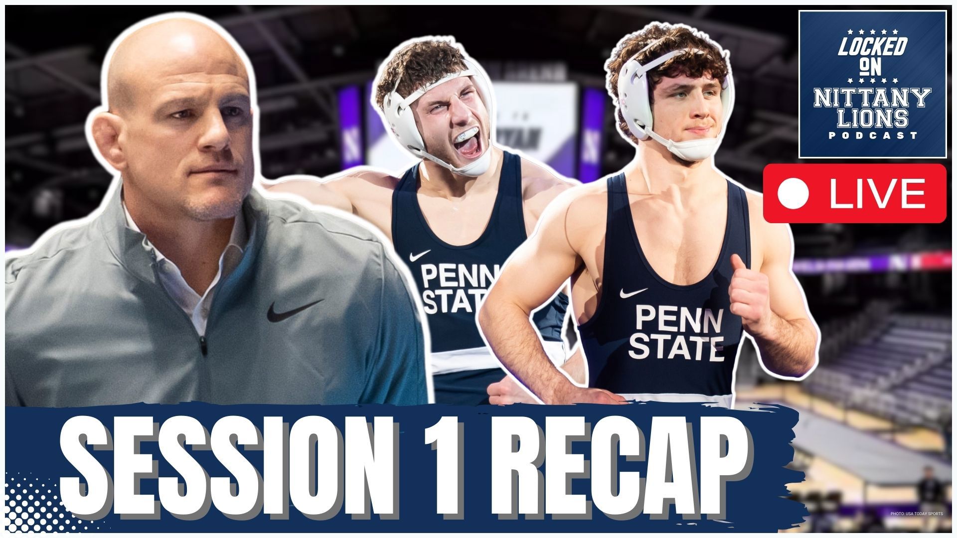 Penn State wrestling has nine guys into the Big Ten semifinals! Locked On Nittany Lions host Zach Seyko recaps session one of the Big Ten tournament.