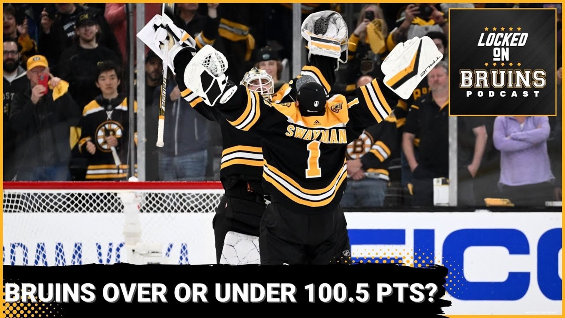 Toss Up. Boston Bruins Over / Under 100.5 points in 2023-24?