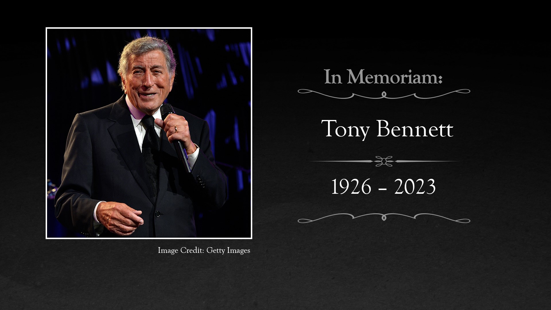 Tony Bennett passed away Friday, just two weeks shy of his 97th birthday.