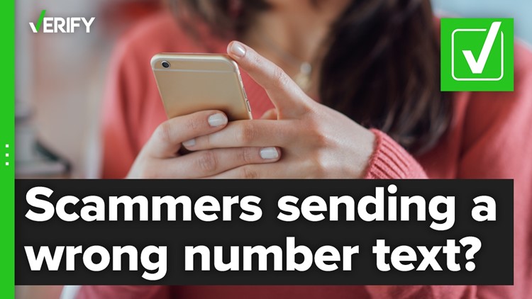 Fact-checking if scammers are posing as people who are texting the wrong number