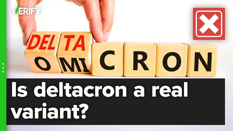 The World Health Organization has not classified “deltacron” as a variant of COVID-19.