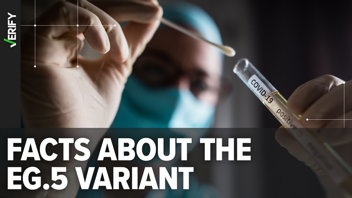 VERIFY Fact Sheet: the EG.5 COVID-19 variant | Facts you should know | kgw.com