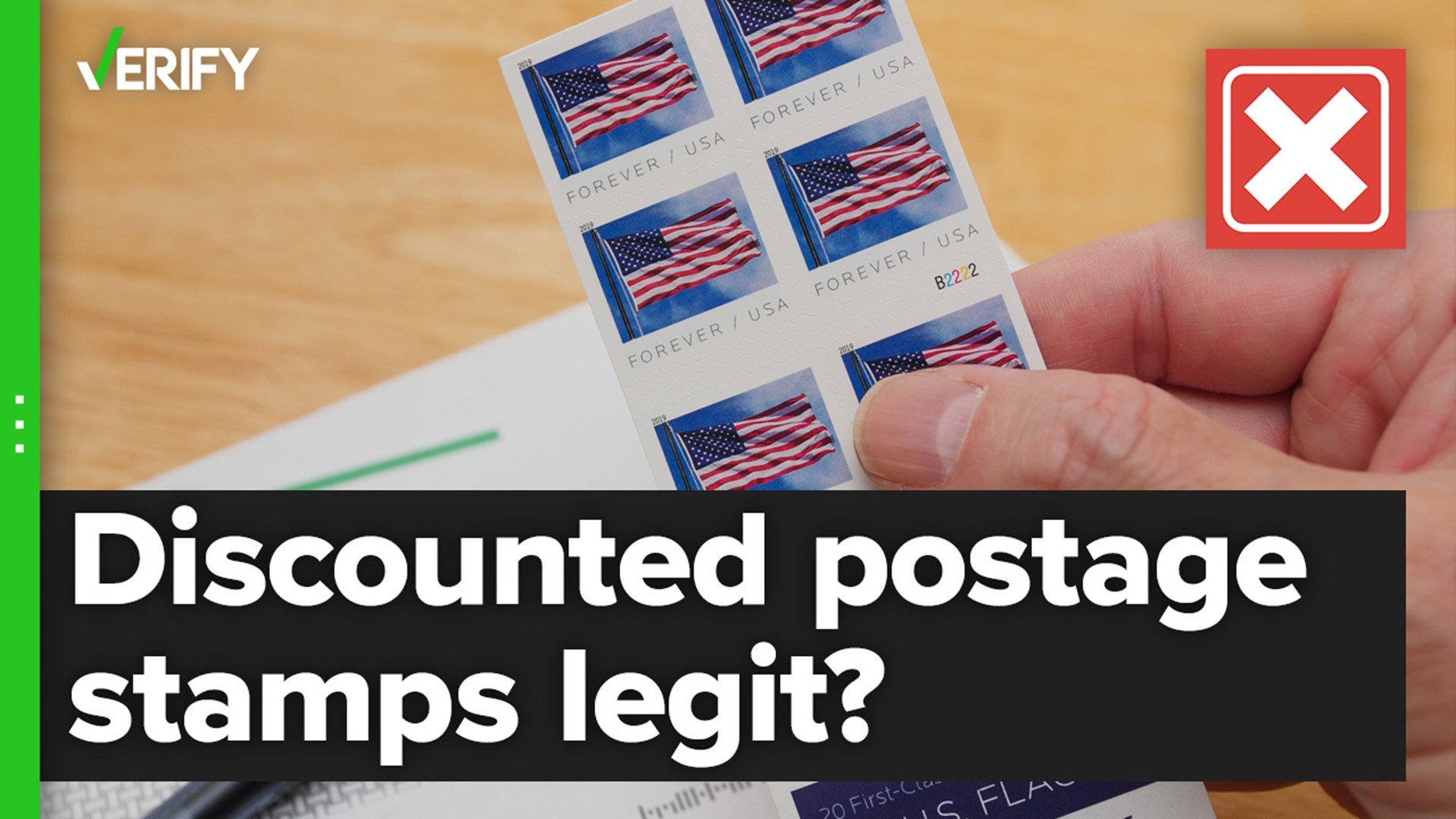 If it seems too good to be true, it probably is. A significant discount on stamps this holiday season is a “tell-tale sign” that they’re fake.