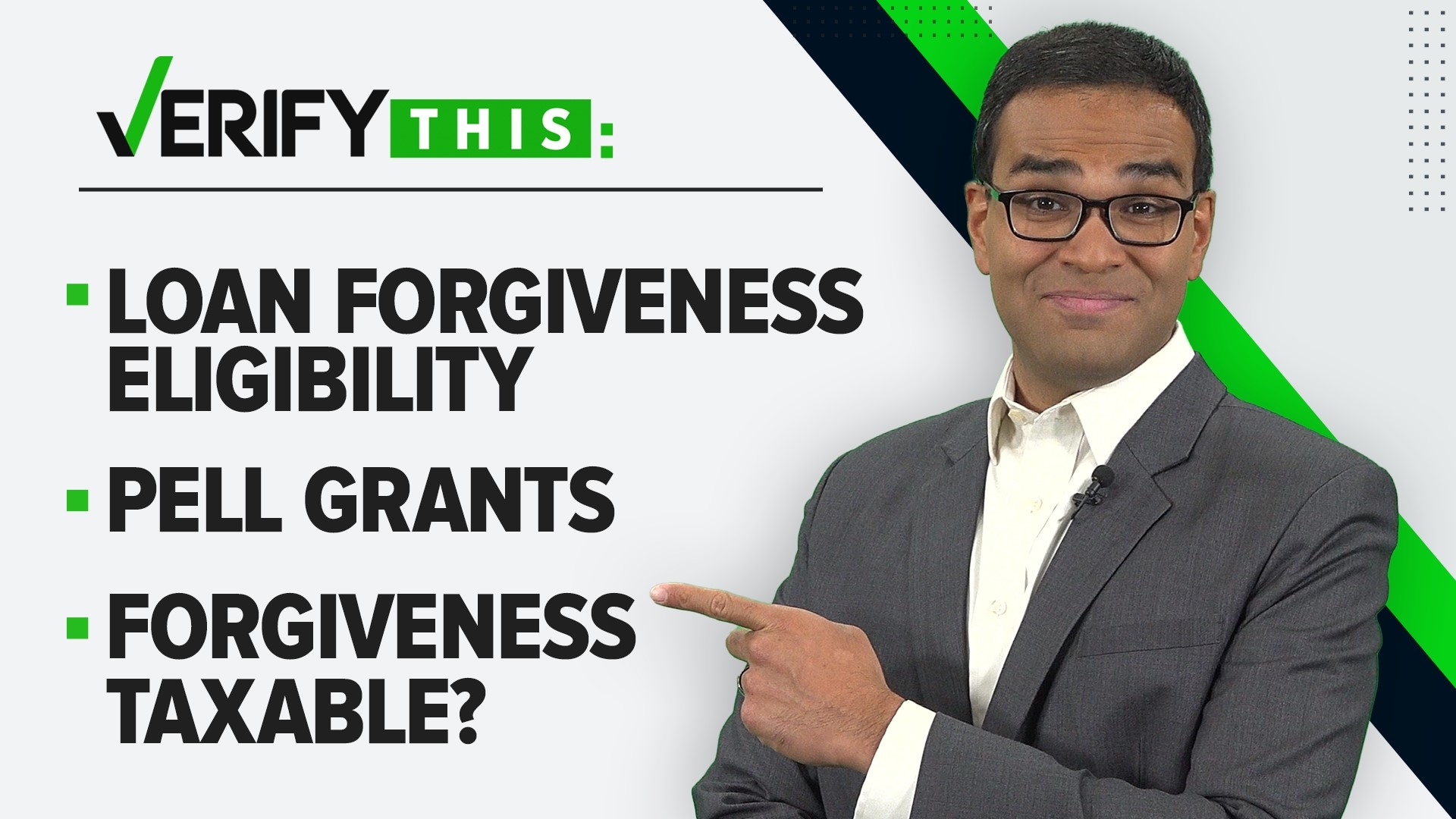 Answering your questions on the student loan forgiveness plan including eligibility and costs, Pell Grants, Parent Plus loans, and paying tax on forgiven debt.