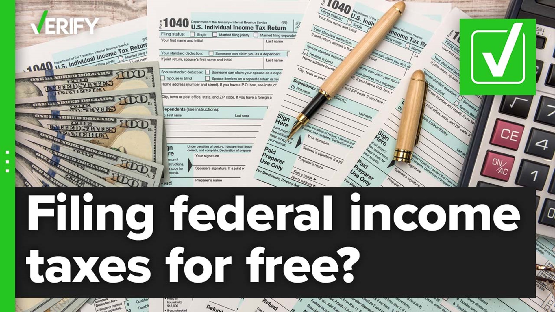 There are several options you can use to file your federal taxes, and sometimes your state taxes, for free.