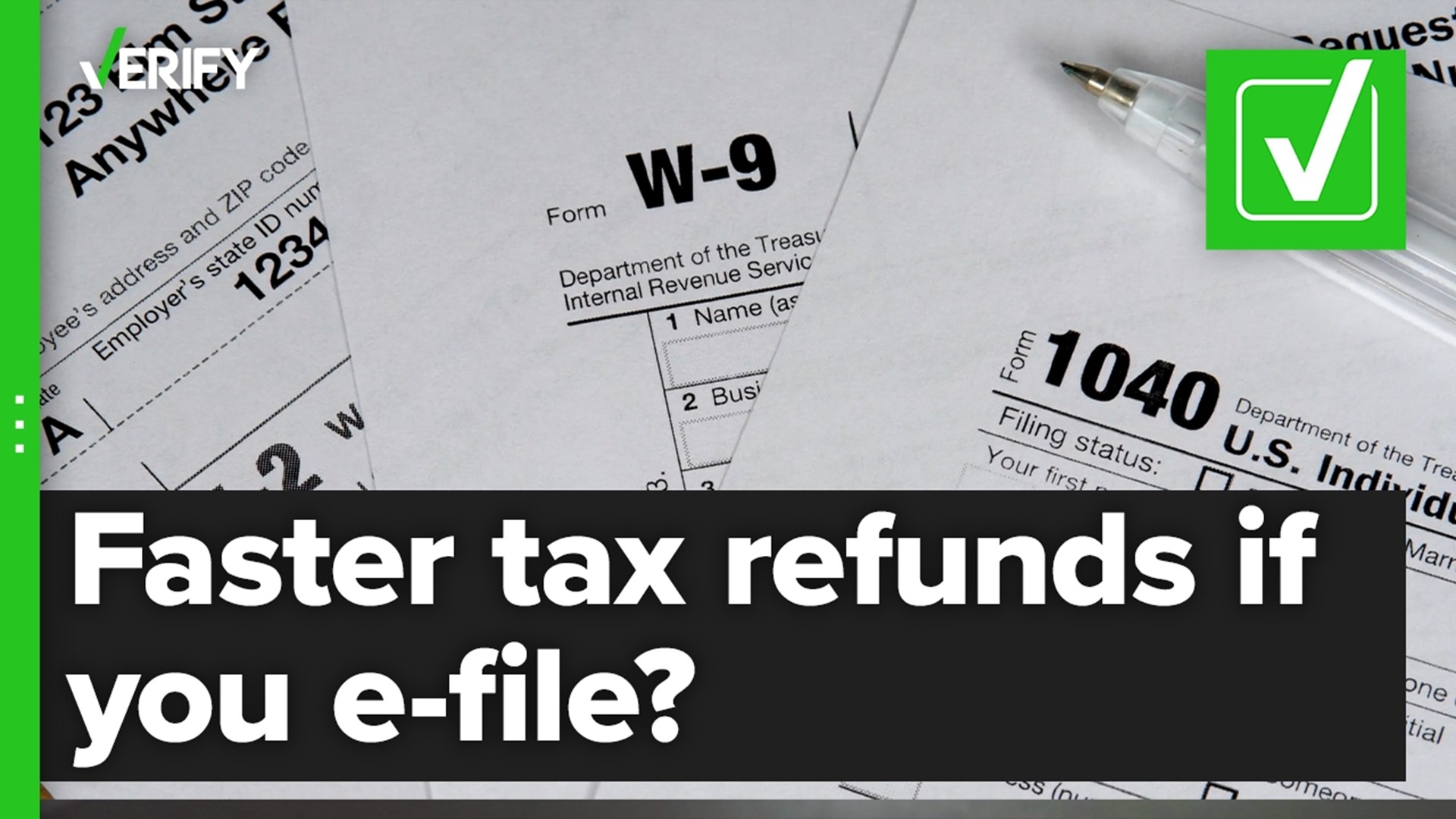 Are you more likely to receive your refund faster if you file your 2021 tax return electronically?  The VERIFY team confirms this is true.