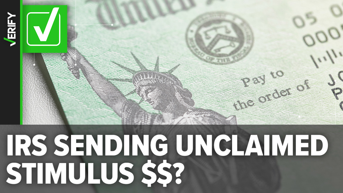 Unclaimed stimulus payments will be sent out by the IRS | kgw.com