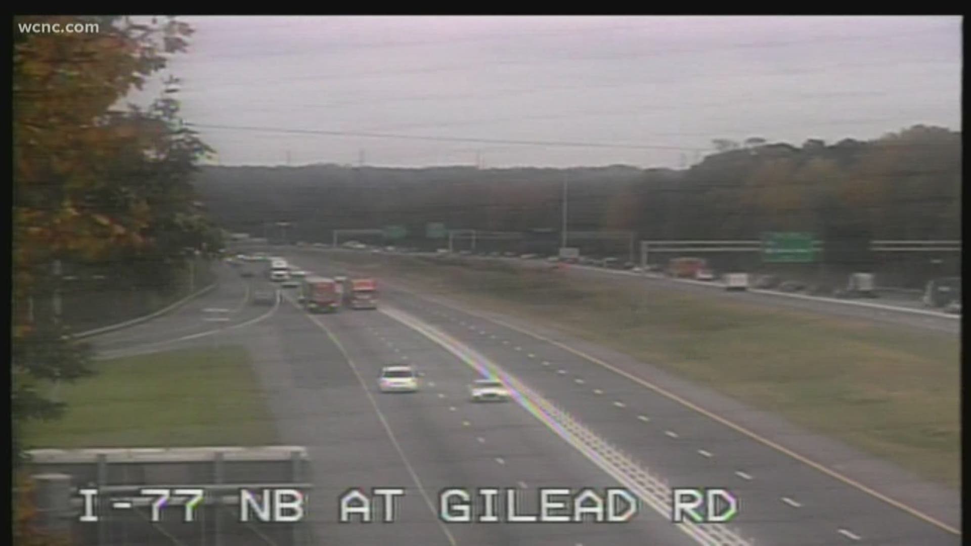 I77 traffic slow after injury crash near I485