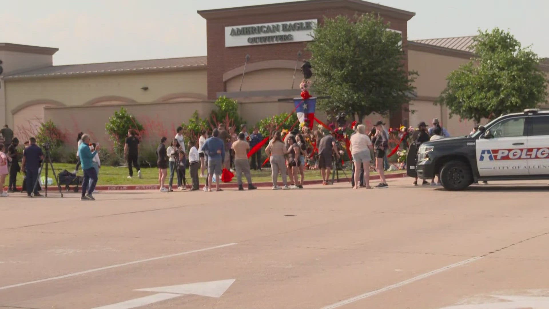 Texas mall shooter caught on dash cam opening fire on shoppers