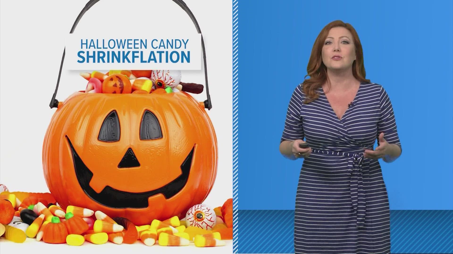 Halloween treats are getting smaller. Brandi Smith explains why.