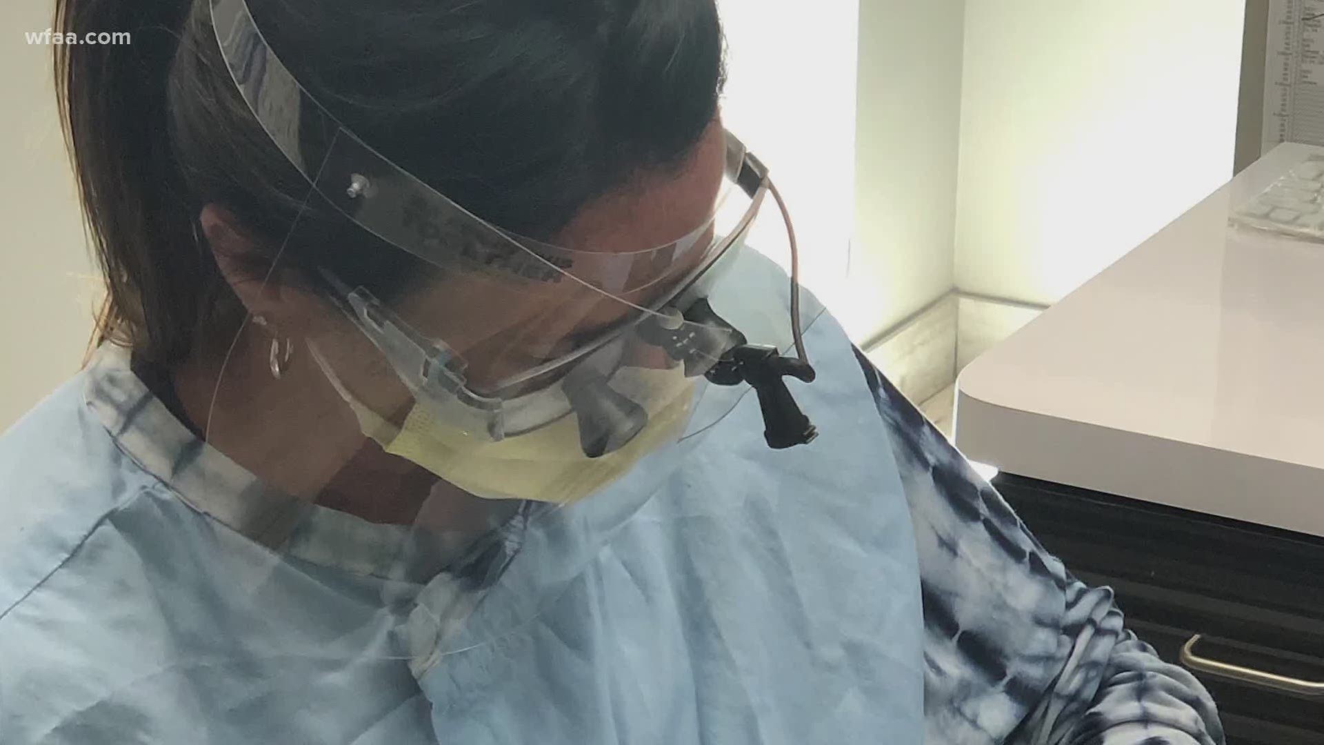 "We've been wearing PPE before we knew it was called PPE," one dentist said.