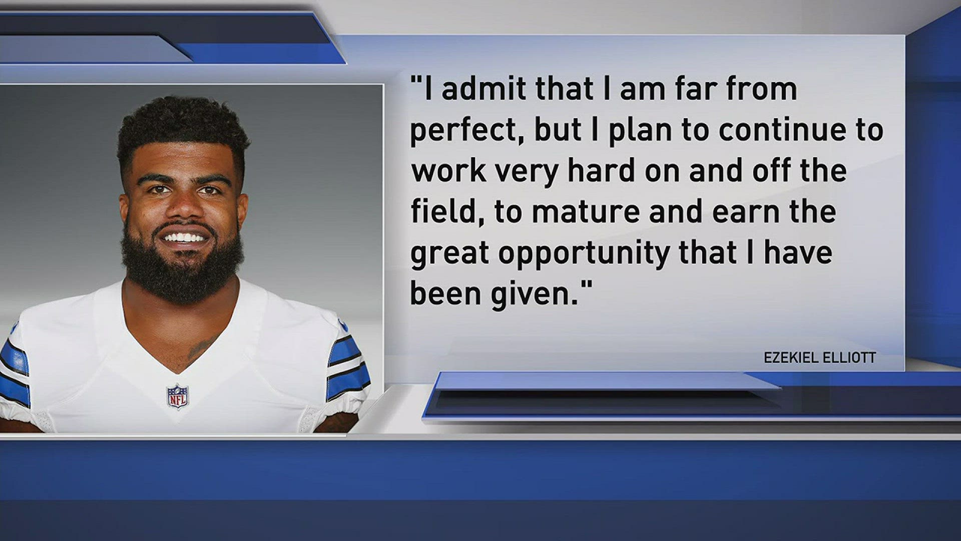 Ezekiel Elliott responded late Friday to the six-game suspension handed down by the NFL. Rebecca Lopez has more.