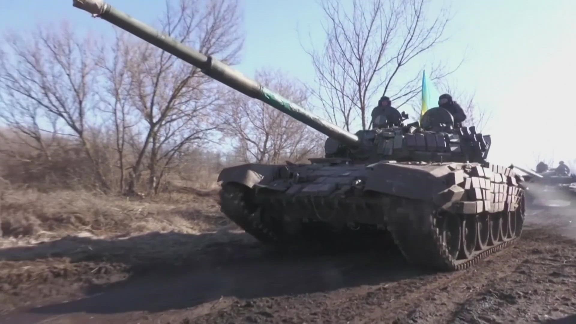 WFAA's Megan Mitchell breaks down where things stand one year into the Russia invasion of Ukraine.