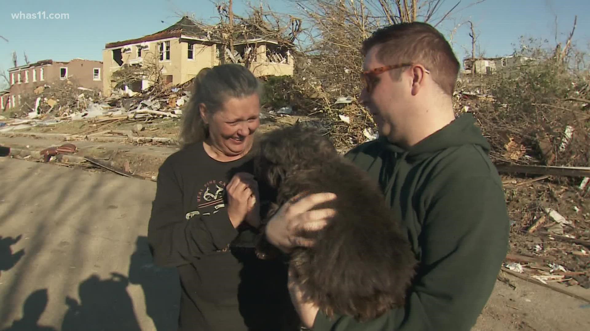 More stories of survival continue to emerge from Mayfield, Kentucky as residents begin to pick up the pieces while keeping their sprits in tact following the tornado