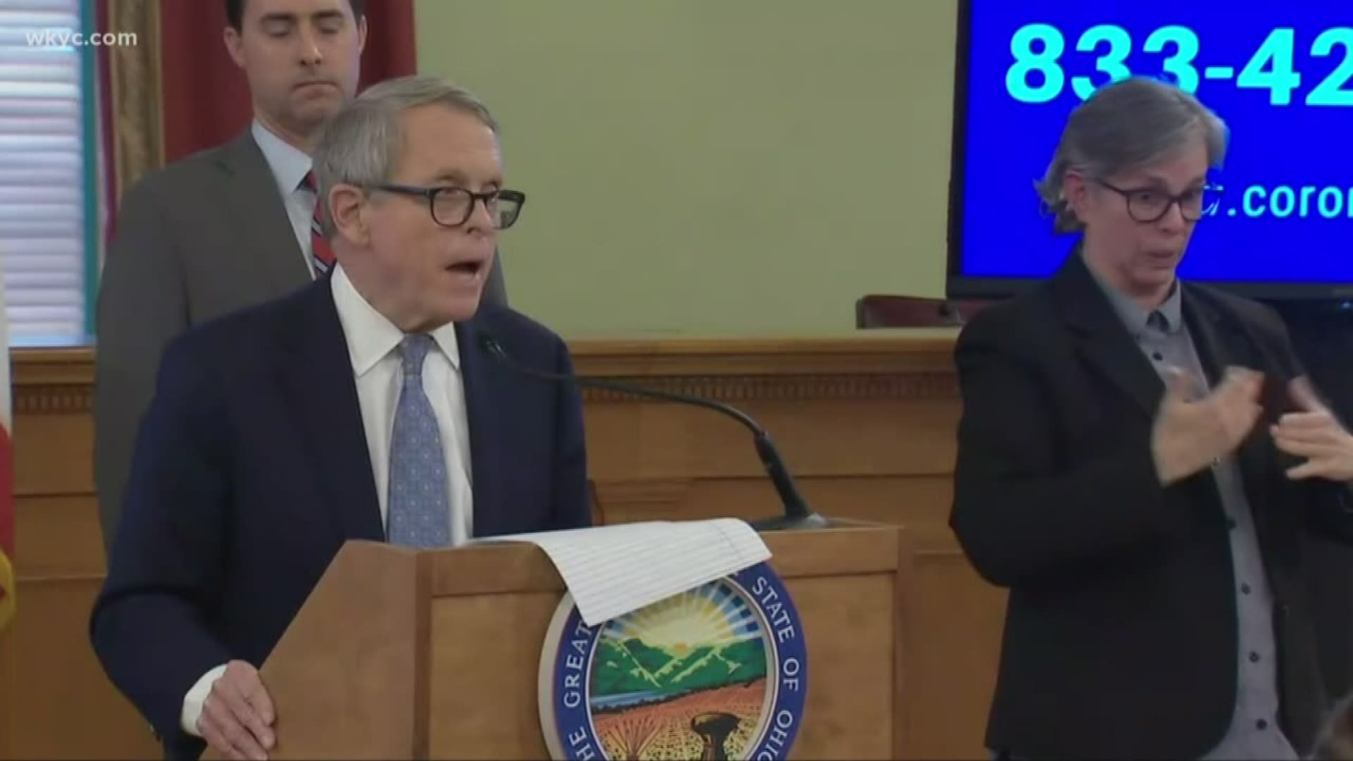 Citing concerns regarding COVID-19, Ohio Governor Mike DeWine has recommended that in-person voting for the Ohio Primary be delayed. Mark Naymik reports.