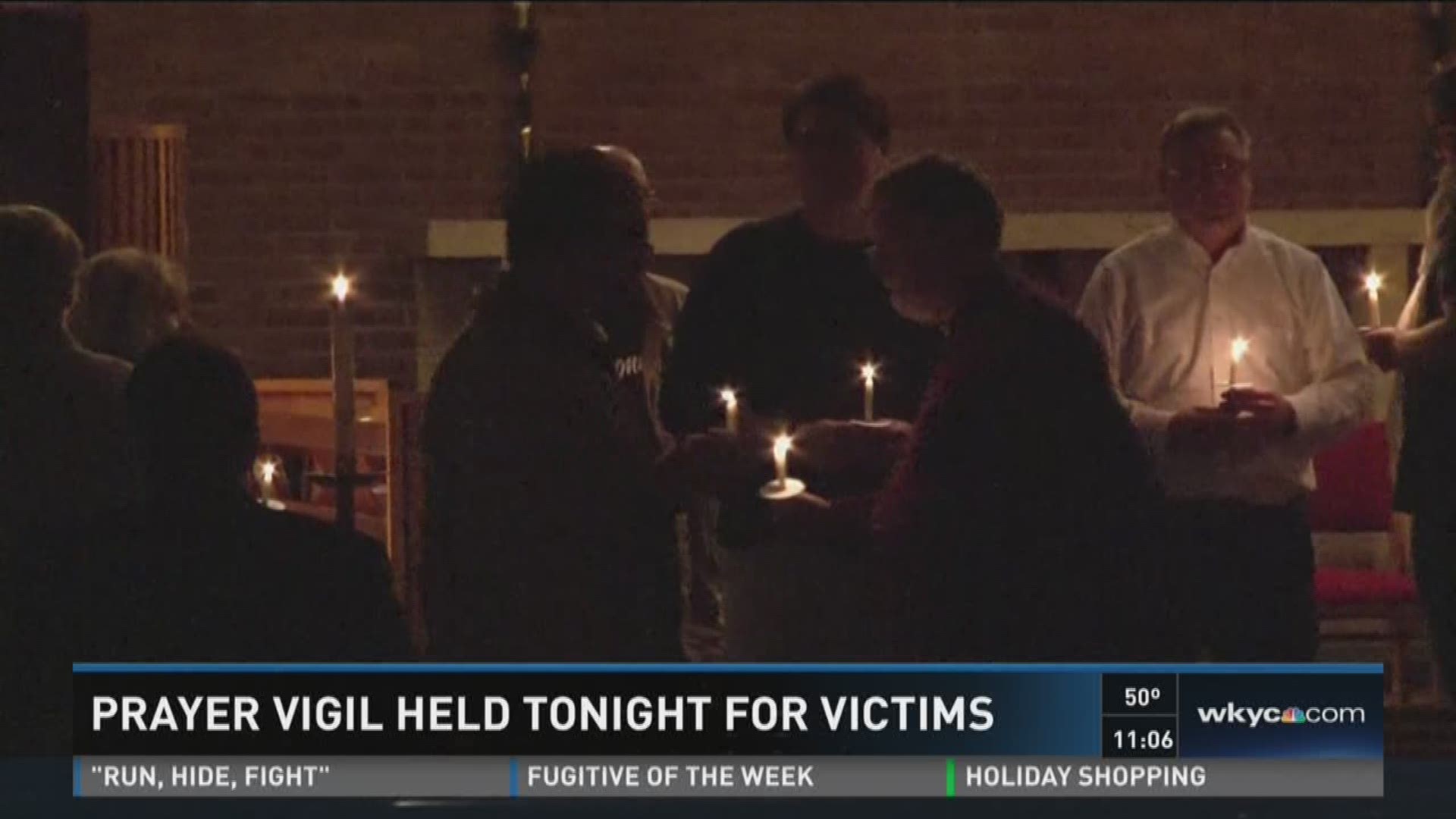 Prayer vigil held tonight for victims