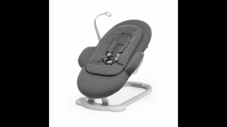 Шезлонг stokke steps bouncer