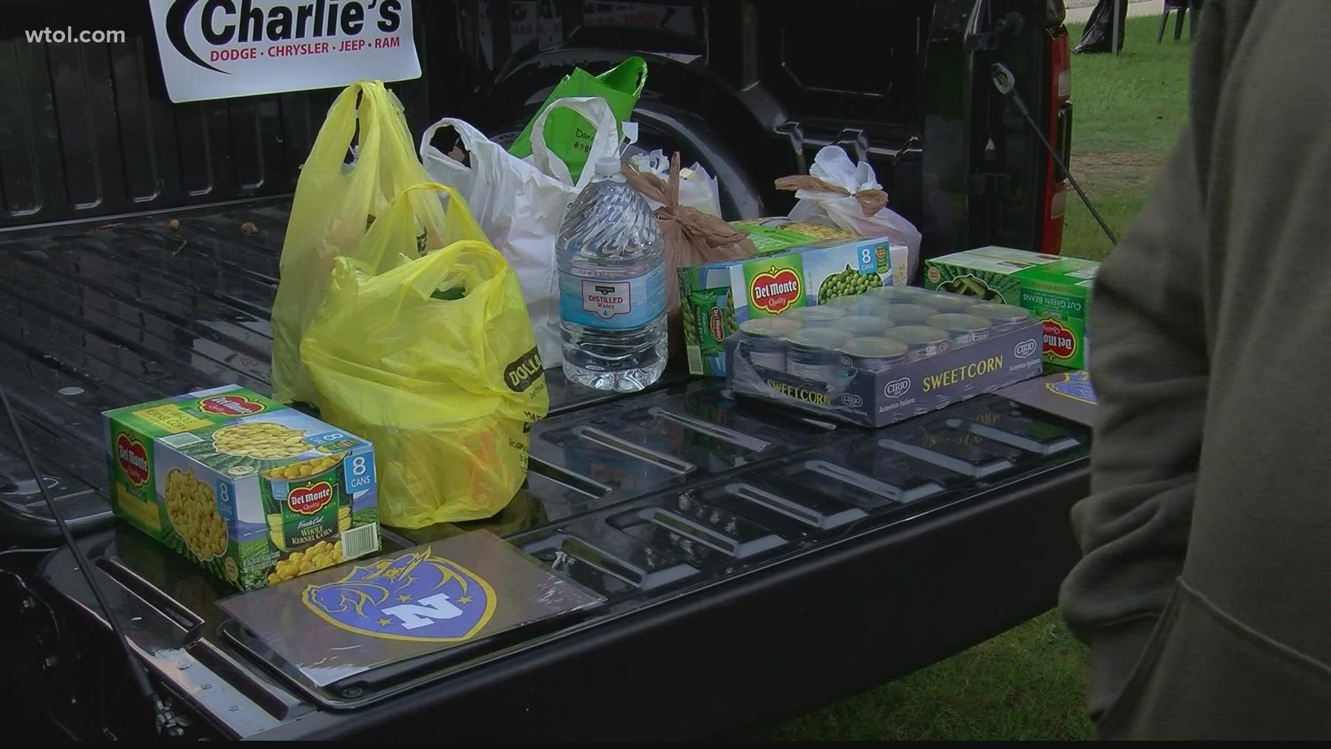 Andrew Whitcomb, the warehouse manager for the Toledo SeaGate Food Bank of Northwest Ohio, says the event allows those in need to have a wider of food options.