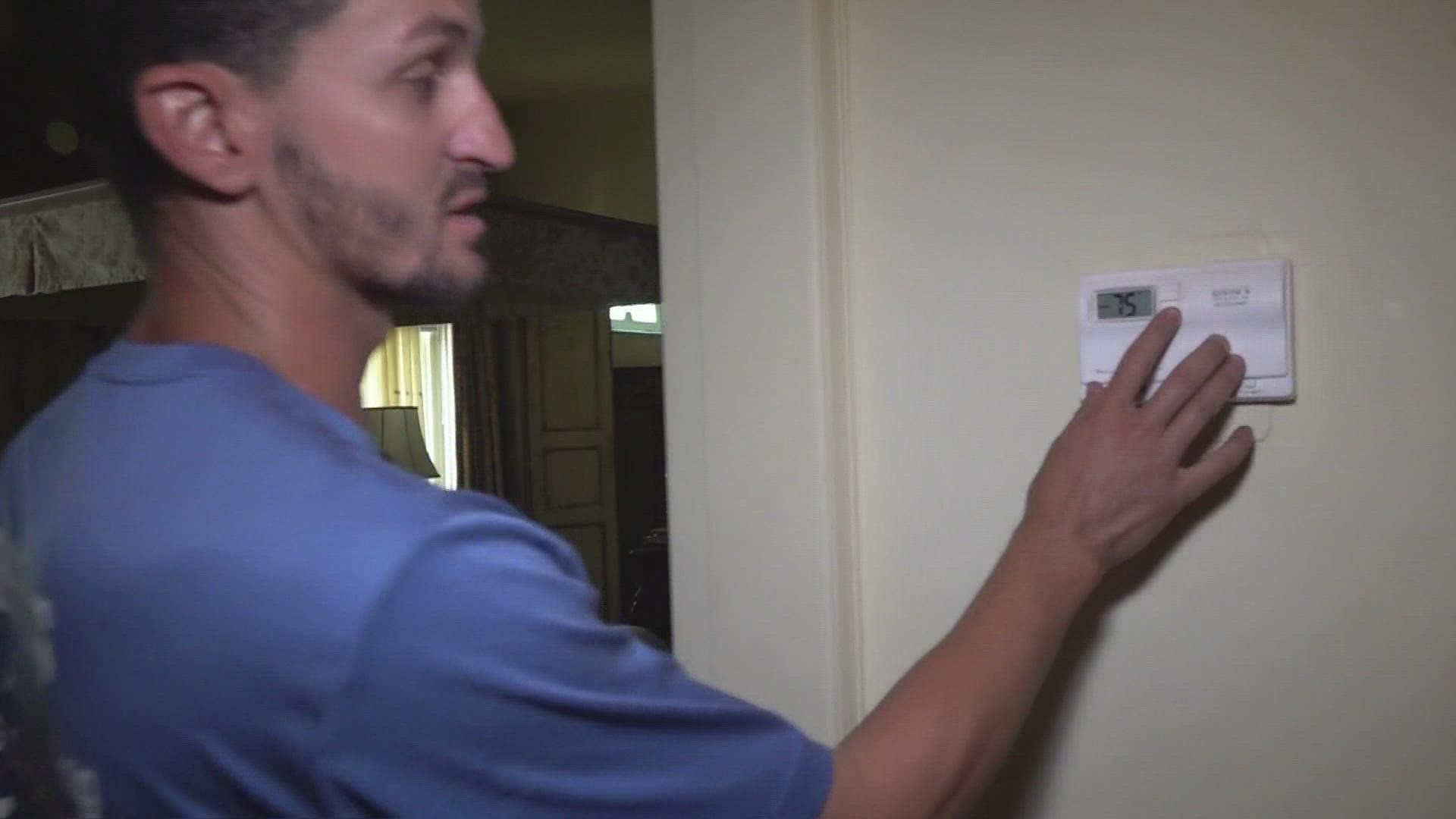 Erika Ferrando follows an AC technician to find out what you can do to keep your house cooler.