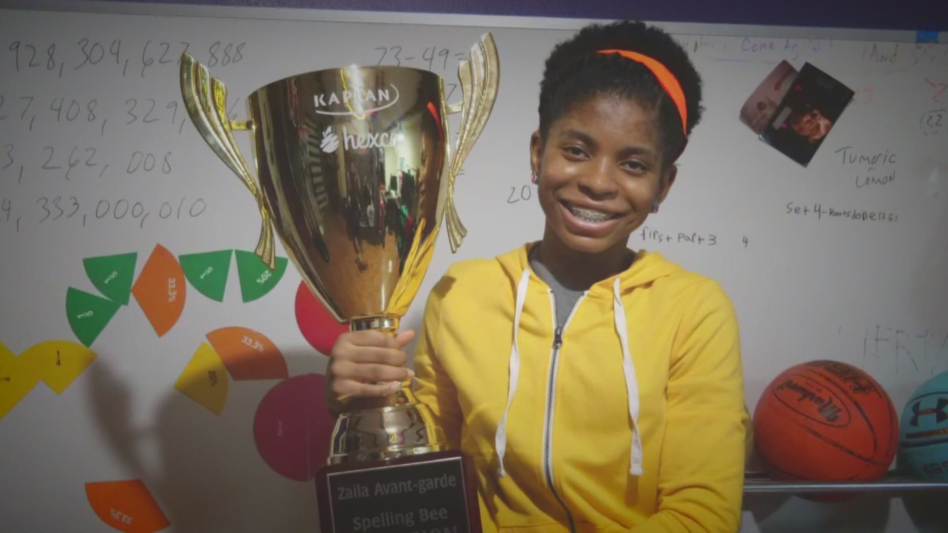 Harvey native Zaila Avant-Garde is showing off her talent both on the court and on the stage of the National Spelling Bee in Florida.