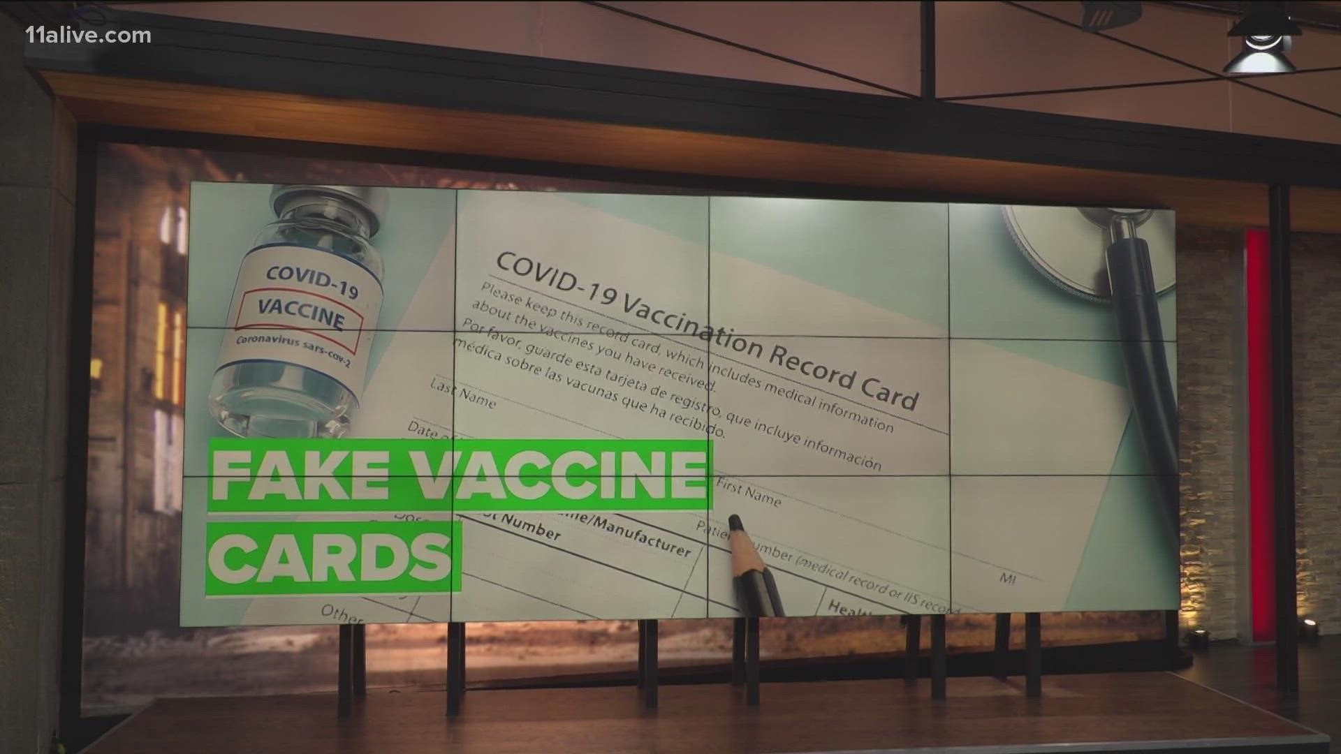 With businesses, employers and institutions beginning to require COVID-19 vaccination, the possibility exists those who aren't vaccinated could turn to fake records.
