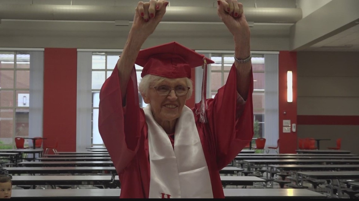 Hazel Green High School awards diploma to its oldest graduate ever 94